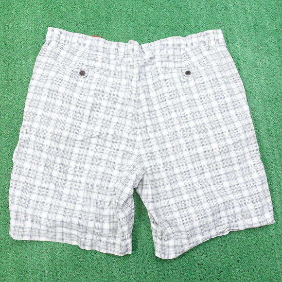 BOB TIMBERLAKE 100% COTTON BLUE WHITE PLAID SHORTS MENS SIZE 42 - Picture 3 of 6